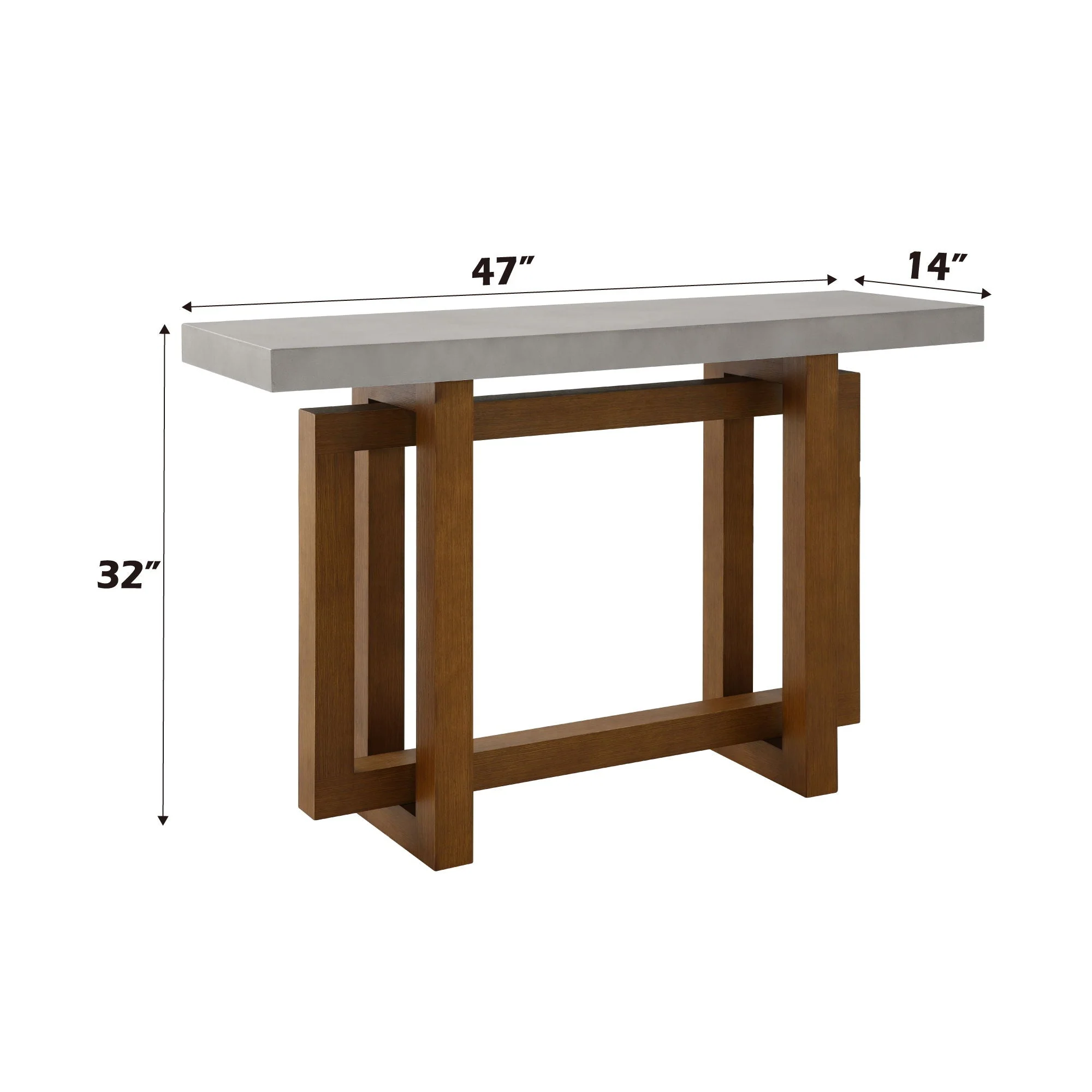 Keven - Faux Concrete Top Table - Image 4
