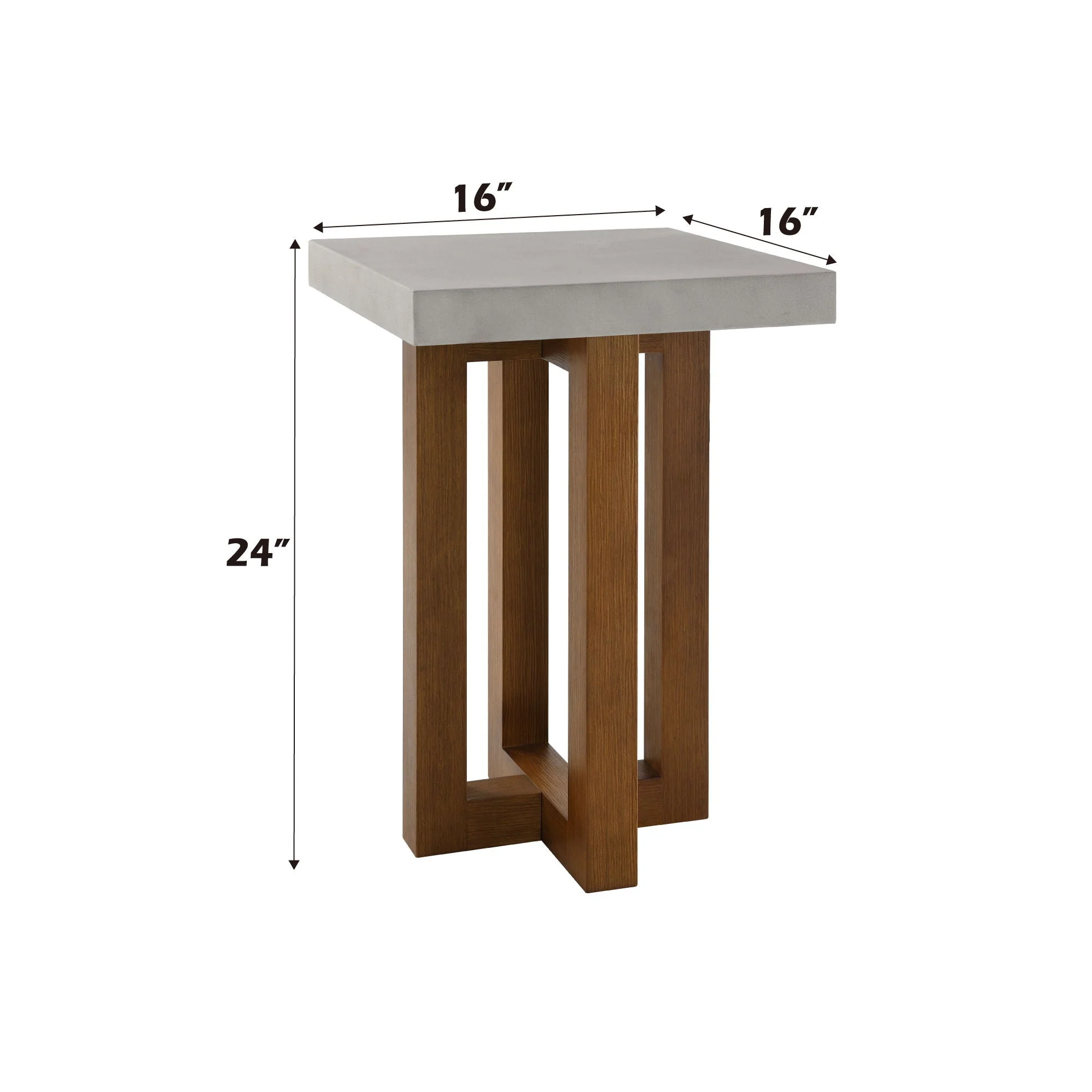 Keven - Faux Concrete Top Table - Image 5