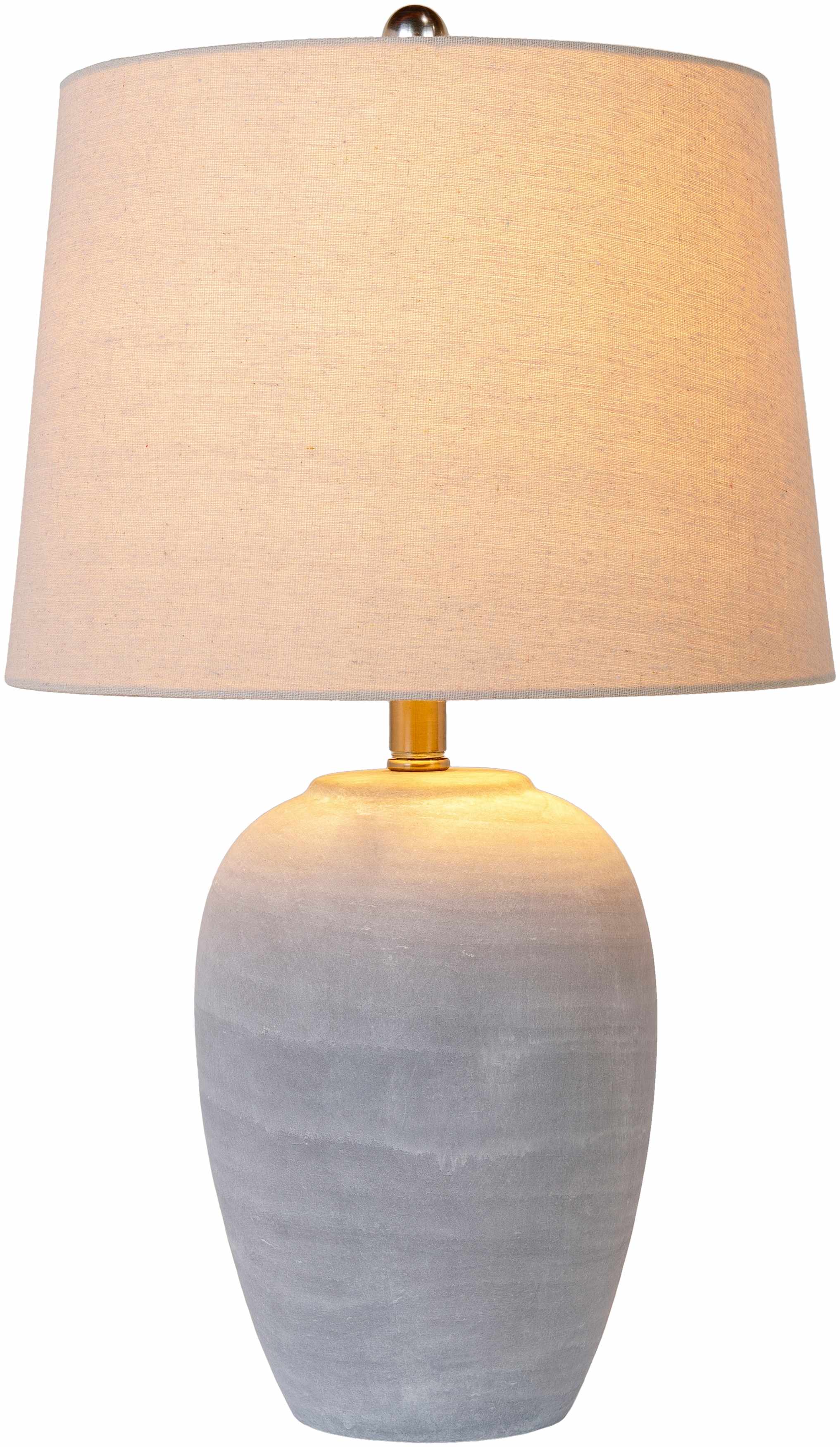Khoi Brass Glass Table Lamp - Image 3