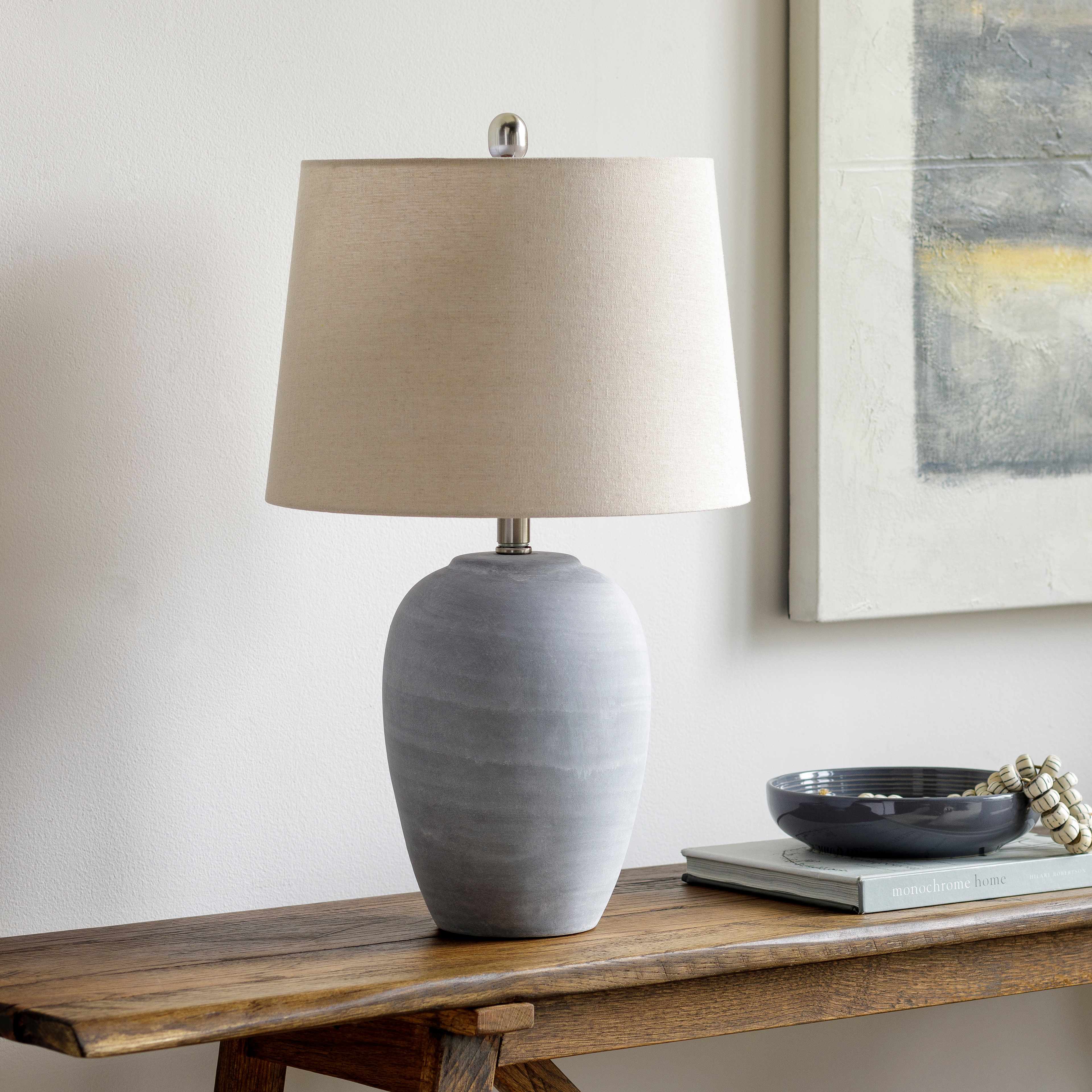 Khoi Brass Glass Table Lamp - Image 7