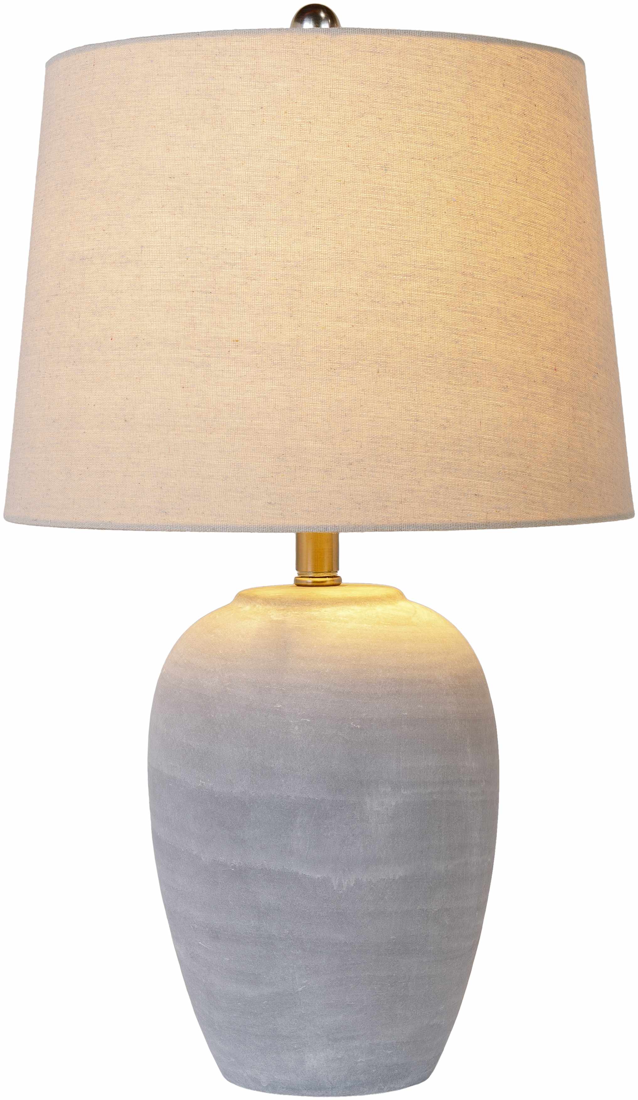 Khoi Brass Glass Table Lamp - Image 8