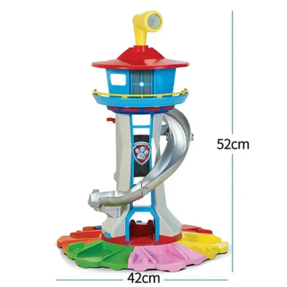 Kids Car Ramp Toy Set with Slide Tower & Race Track Playset - Image 6