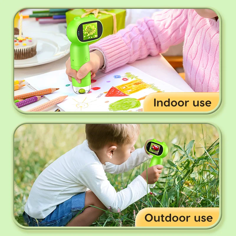 Kids Digital Microscope 1000X Handheld Microscope with LED Lights USB - Image 6