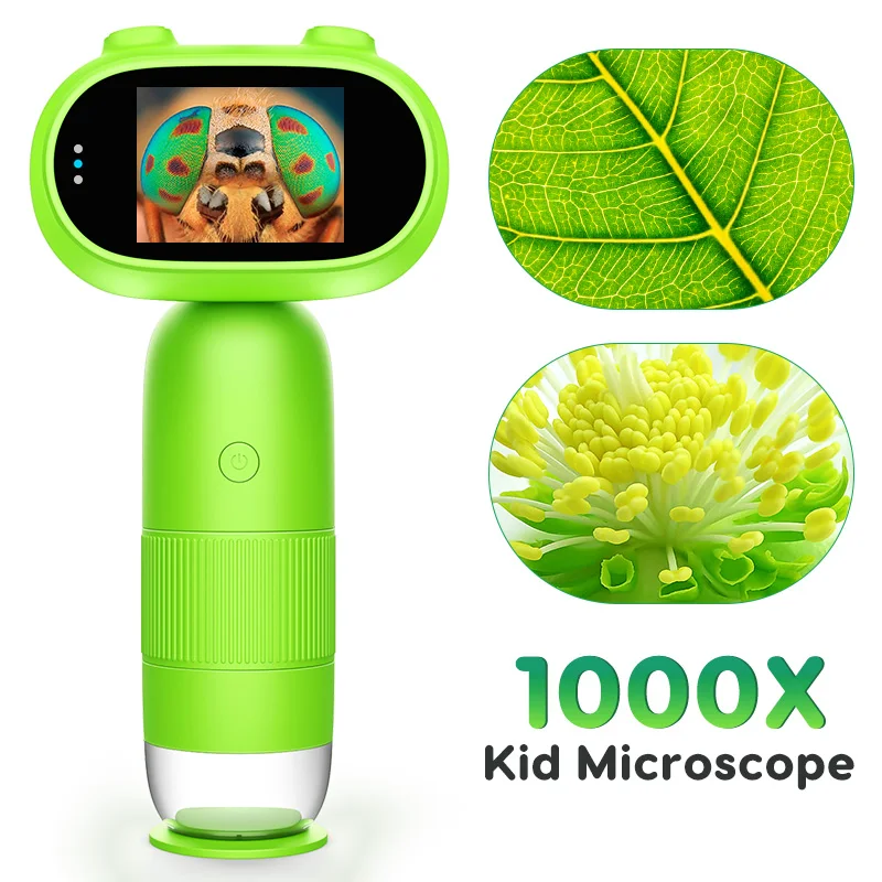 Kids Digital Microscope 1000X Handheld Microscope with LED Lights USB - Image 7