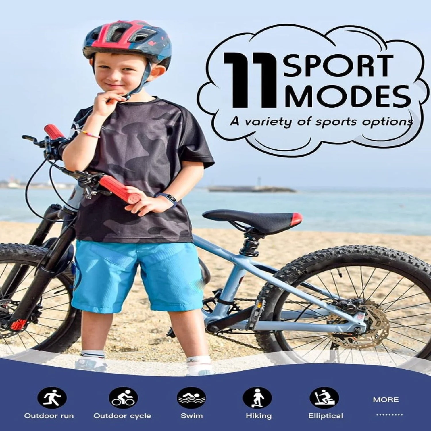Kids Fitness Tracker Smartwatch with Heart Rate GPS Activity Tracker Watch - Image 7