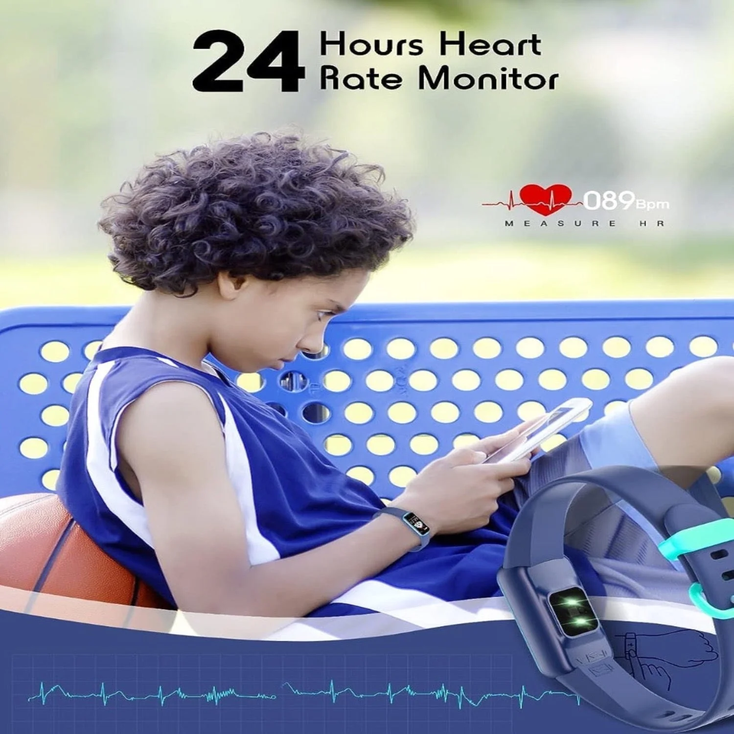 Kids Fitness Tracker Smartwatch with Heart Rate GPS Activity Tracker Watch - Image 9