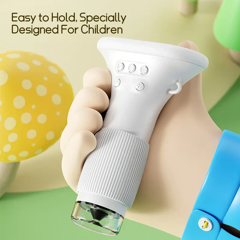 Kids Handheld Microscope 1000X Magnification – Portable STEM Science Toy - Image 4