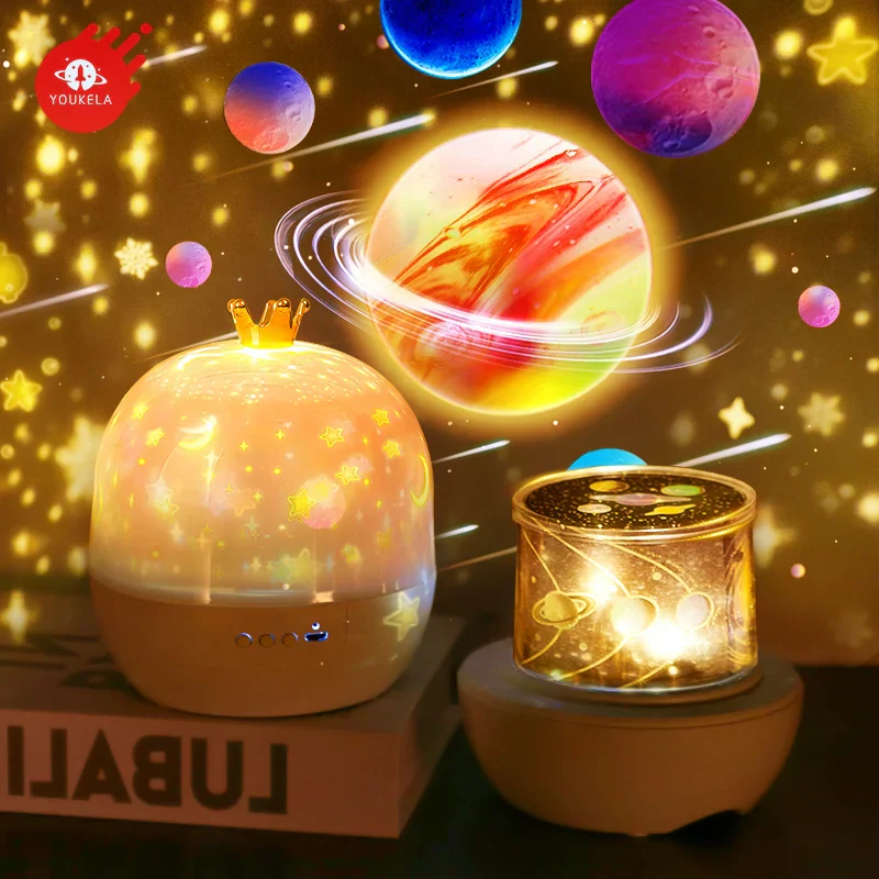 Kids Night Light Projector Star Galaxy 15-Film Rotating Bedroom Gift Lamp - Image 3