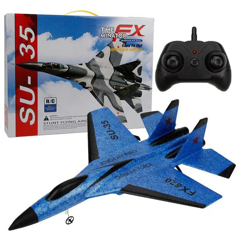 Kids RC Airplane 2.4GHz Fighter Jet Glider Remote Control Plane - Image 2