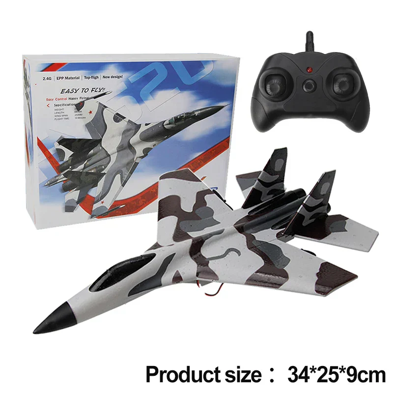 Kids RC Airplane 2.4GHz Fighter Jet Glider Remote Control Plane - Image 9