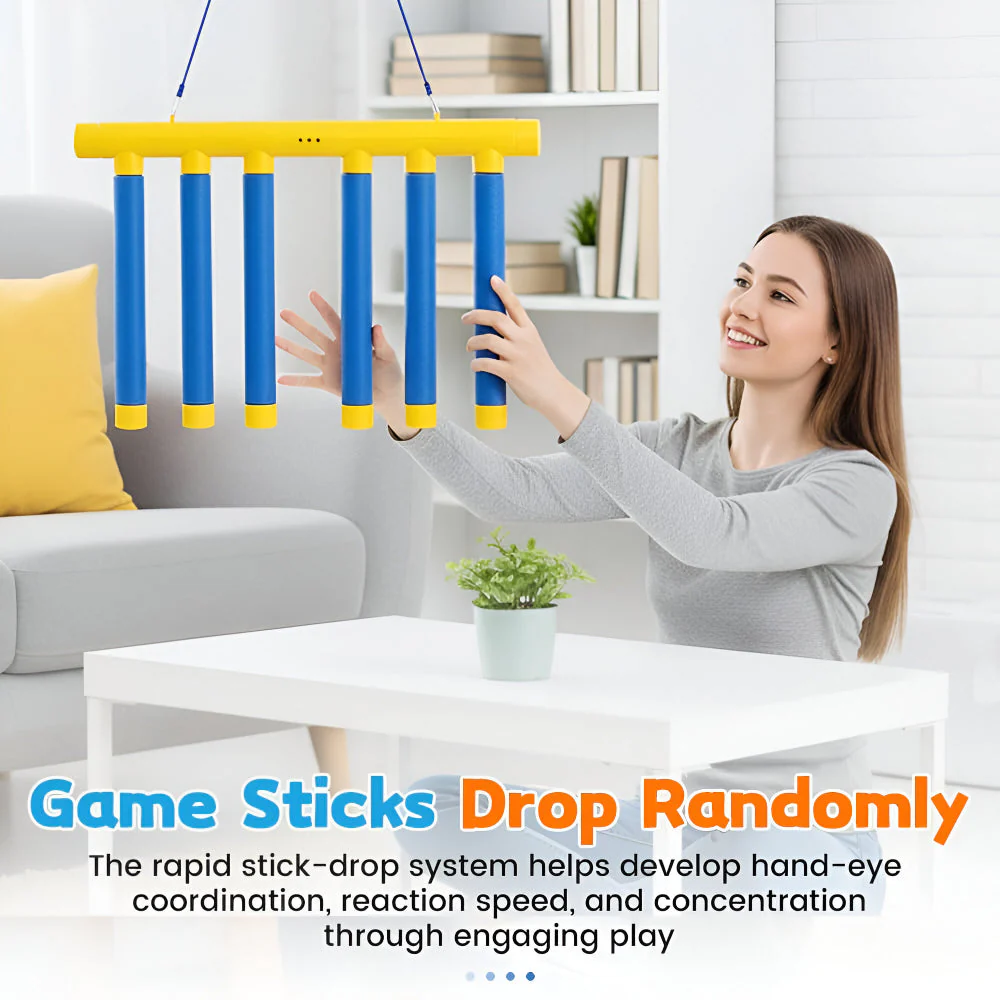 Kids Reaction Training Game Falling Stick Reflex Challenge - Image 3