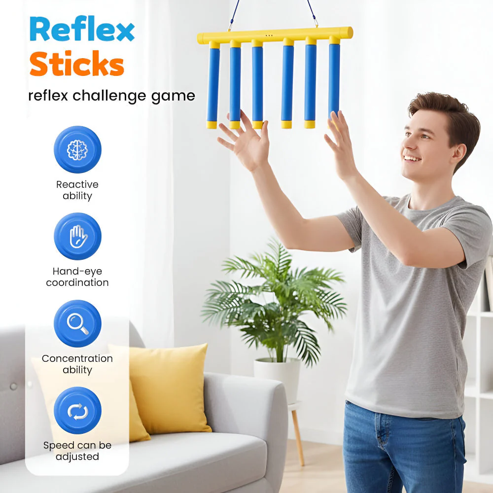 Kids Reaction Training Game Falling Stick Reflex Challenge - Image 6
