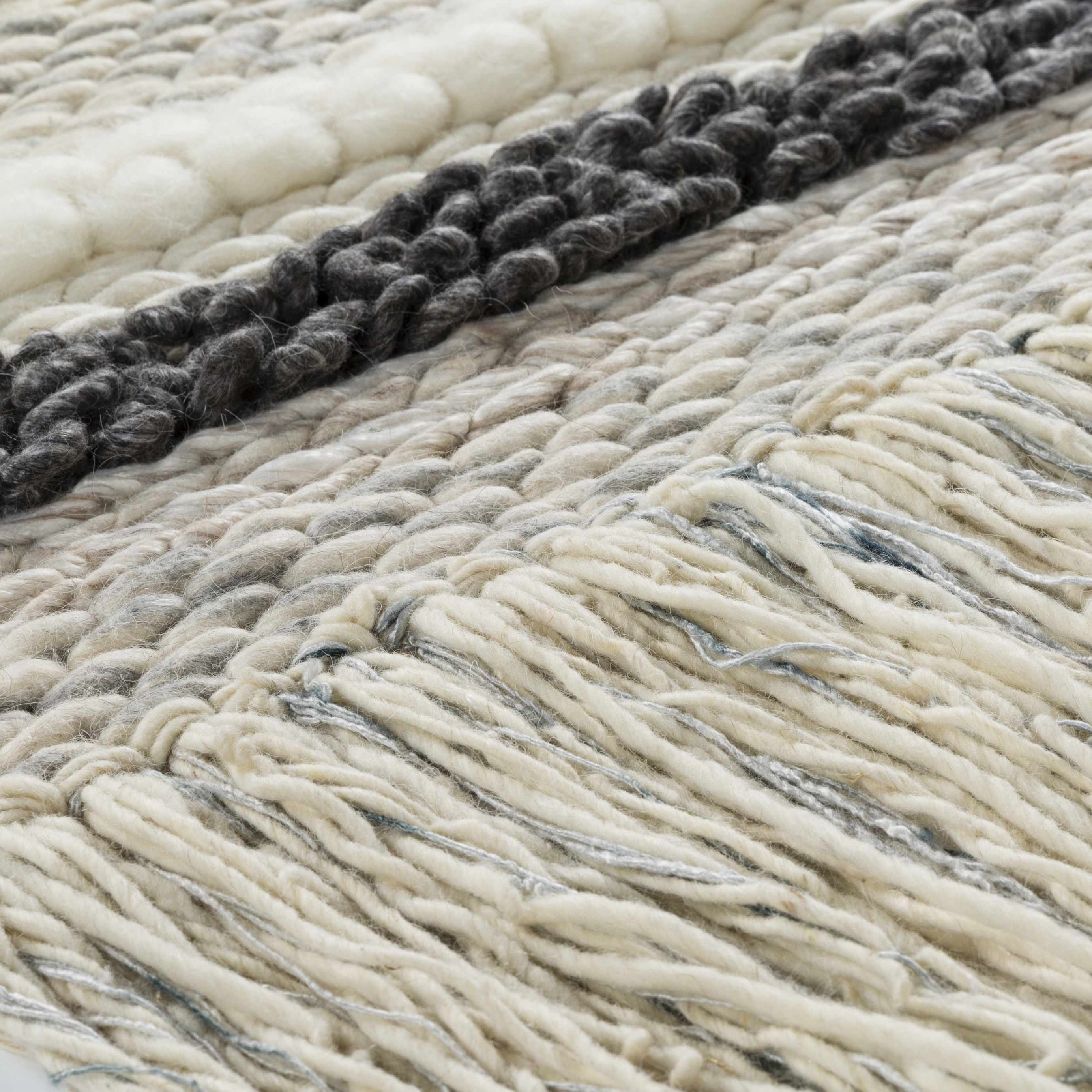 Kiefer Handwoven Wool Fringe Tapestry - Image 3