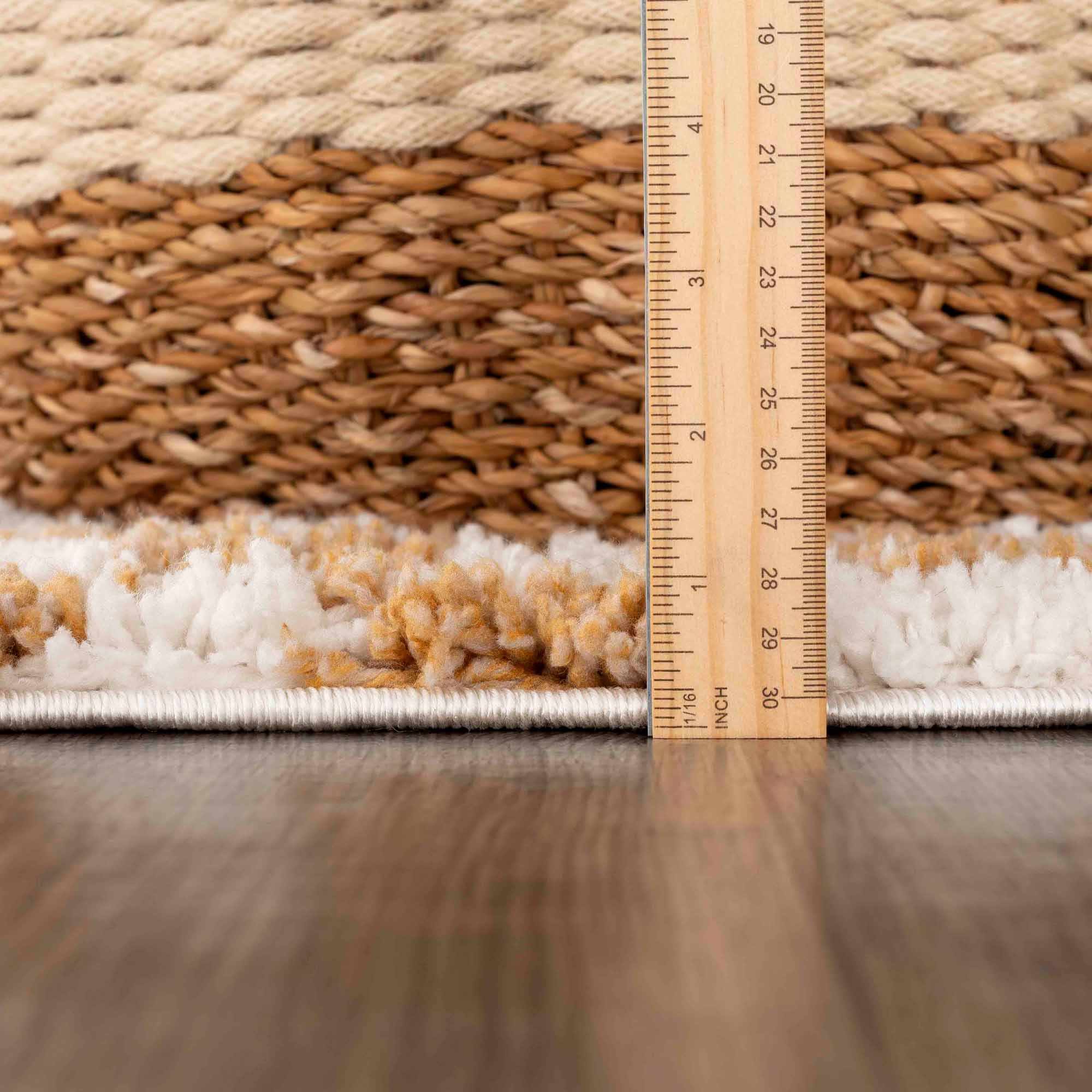 Kieu Mustard & Ivory Checkered Area Rug - Image 13