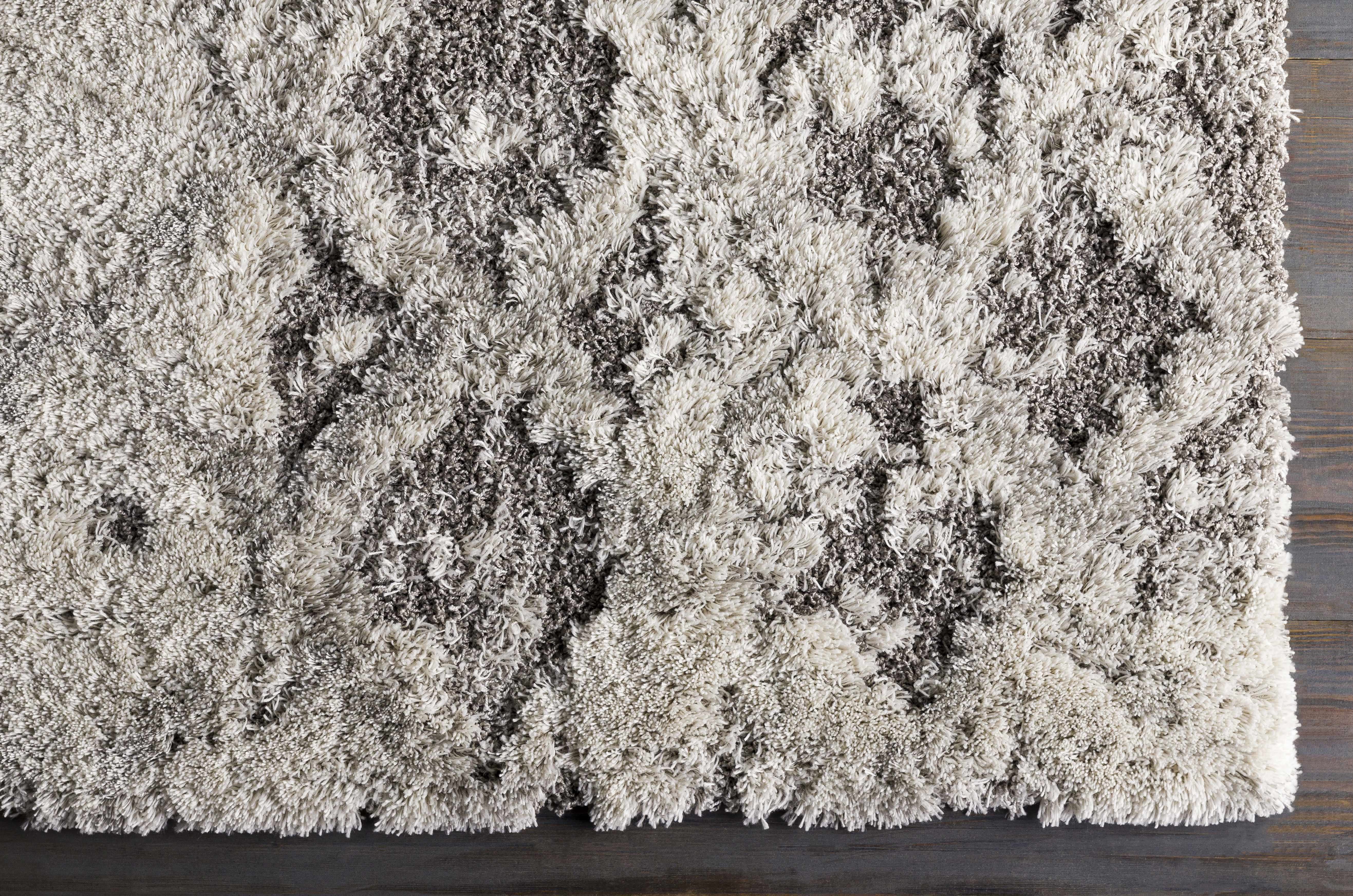 Kilgetty Gray Cloudy Shag Rug - Image 6