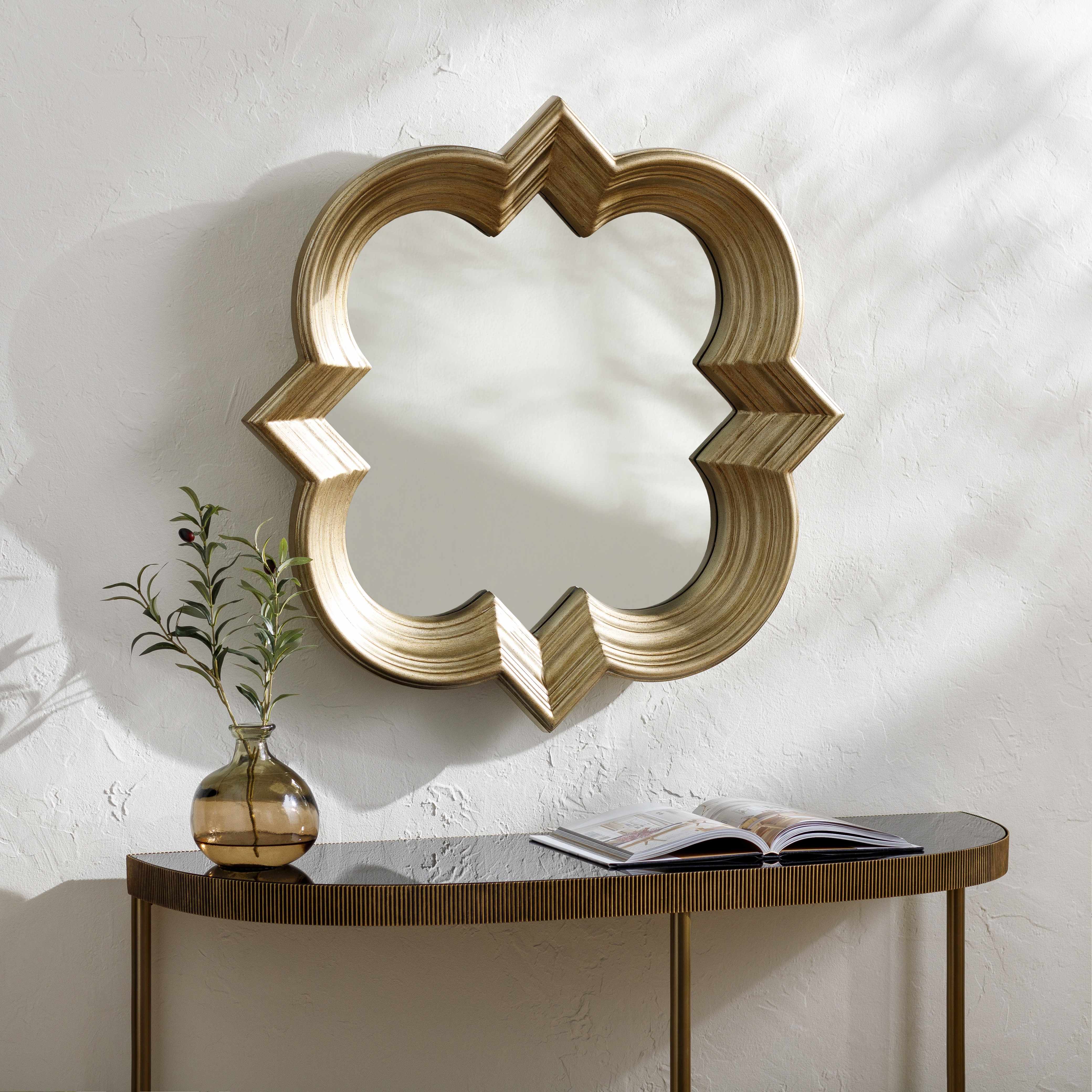 Killester Gold Frame Rectangular Mirror - Image 9