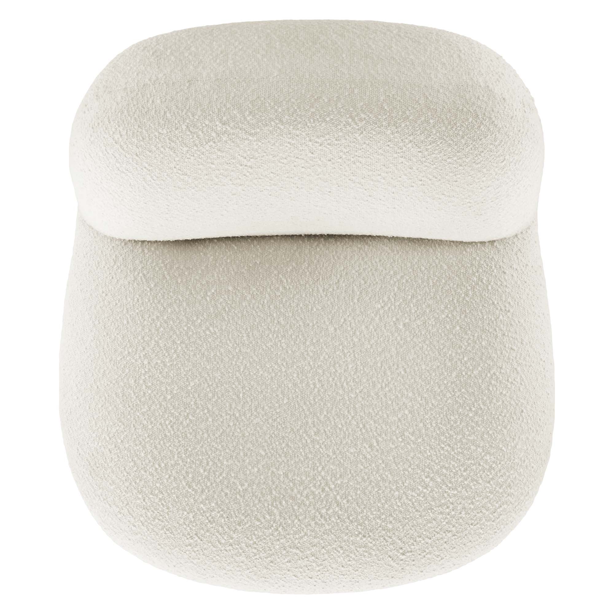 Kindred Boucle Upholstered Fabric Swivel Chair by Modway - Image 6