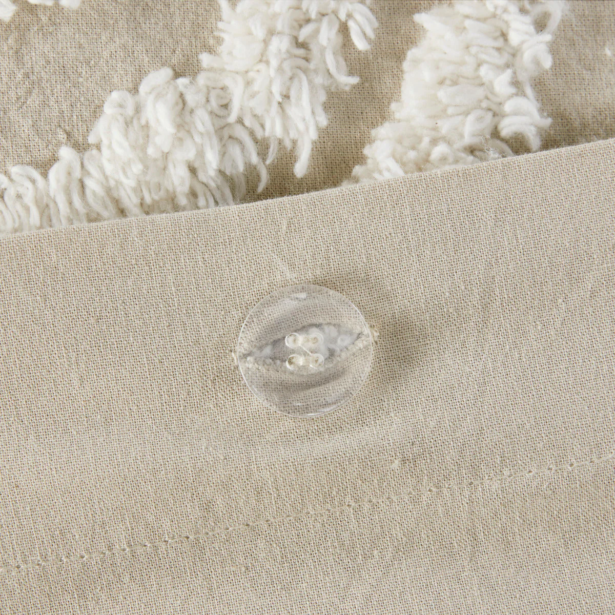 King/Cal King 3 Piece Tufted Cotton Duvet Cover Set - Image 2