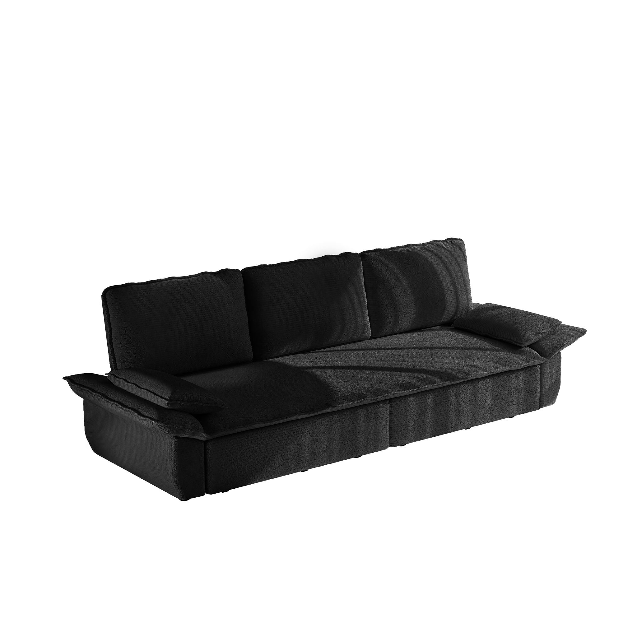 King Size Pull Out Sofa Bed, 3 In 1 Convertible Multifunctional - Image 2