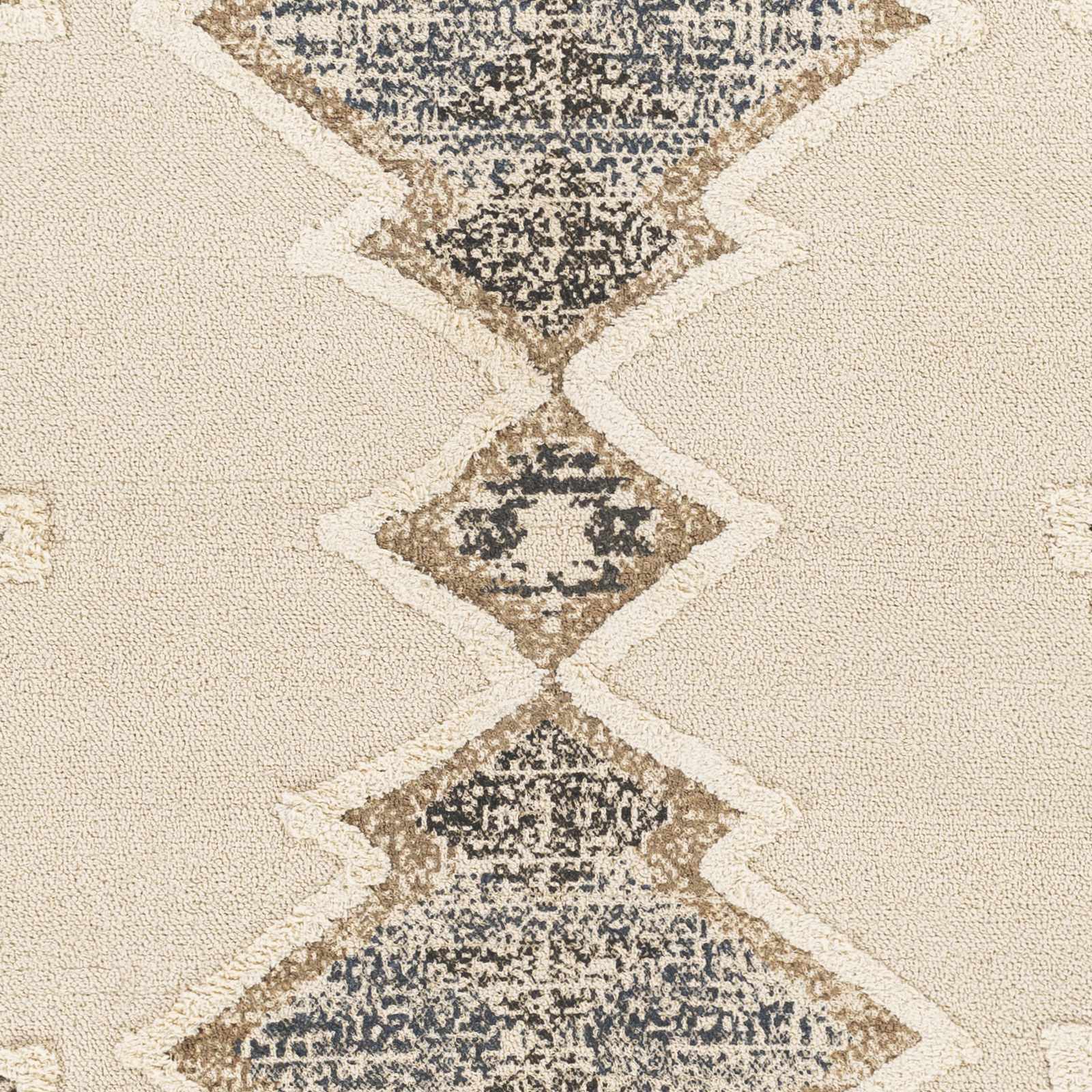 Kingborough Cream/Brown Cotton Area Rug - Clearance - Image 5