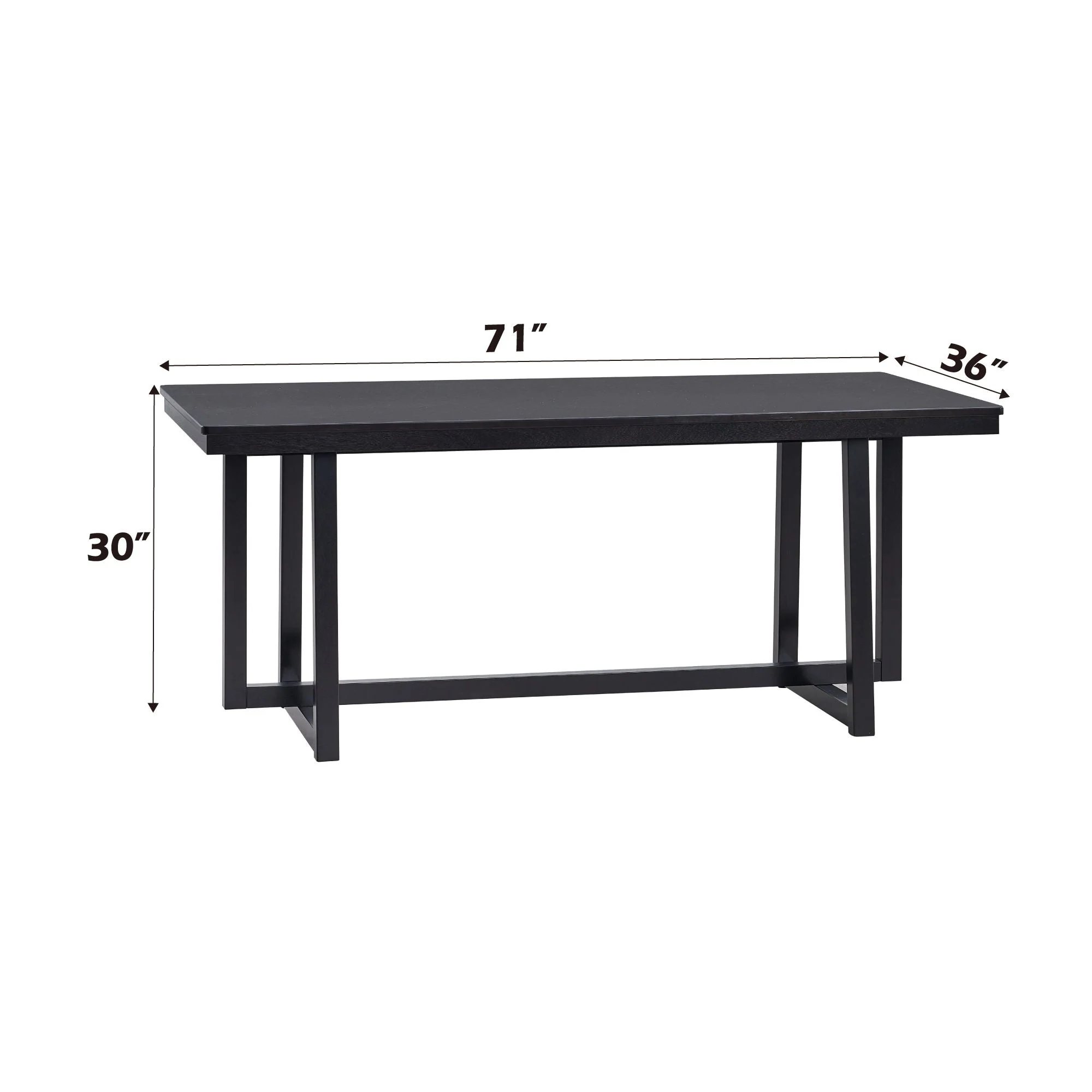 Kini - Dining Table - Black - Image 2