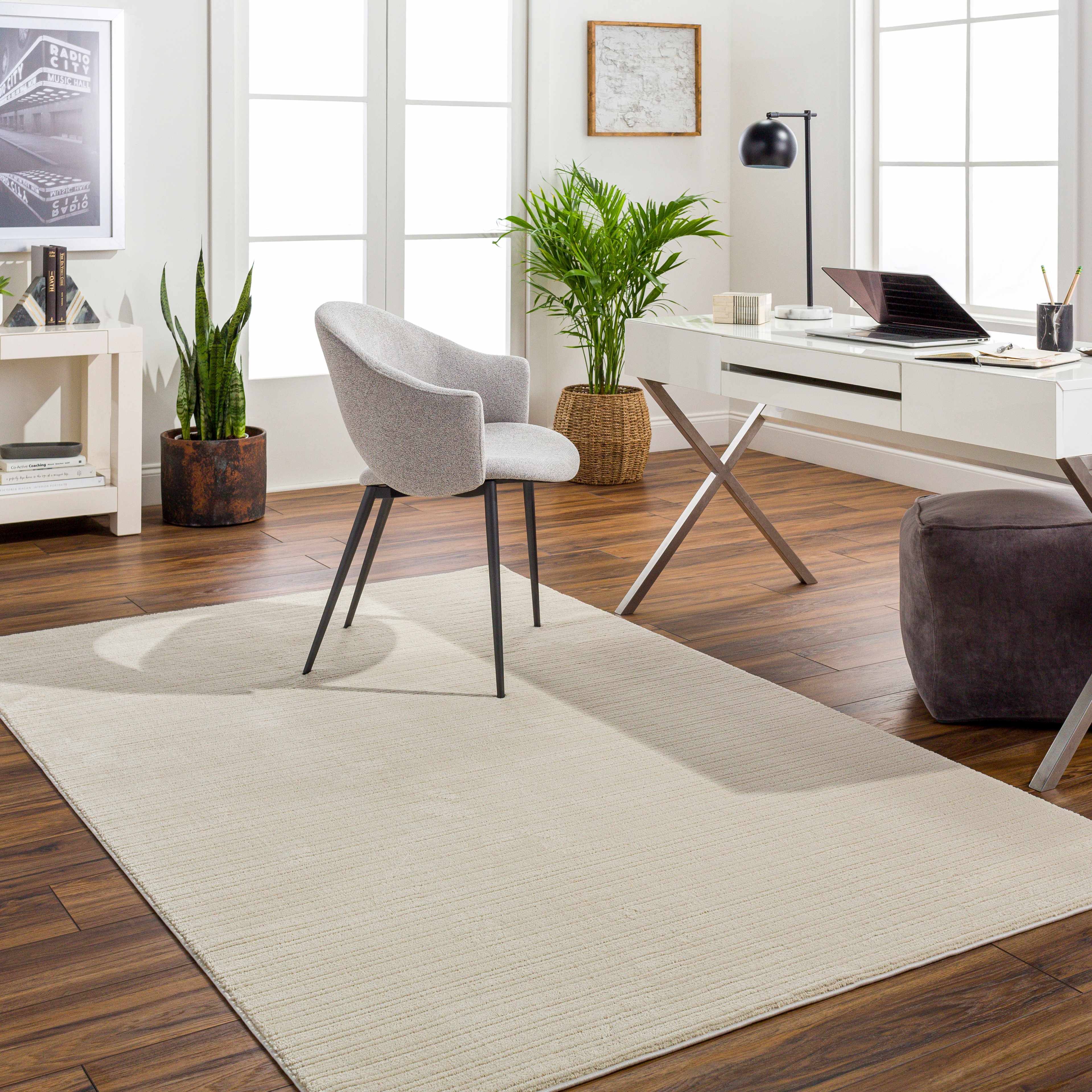 Kini Plush Textured Washable Rug - Image 2