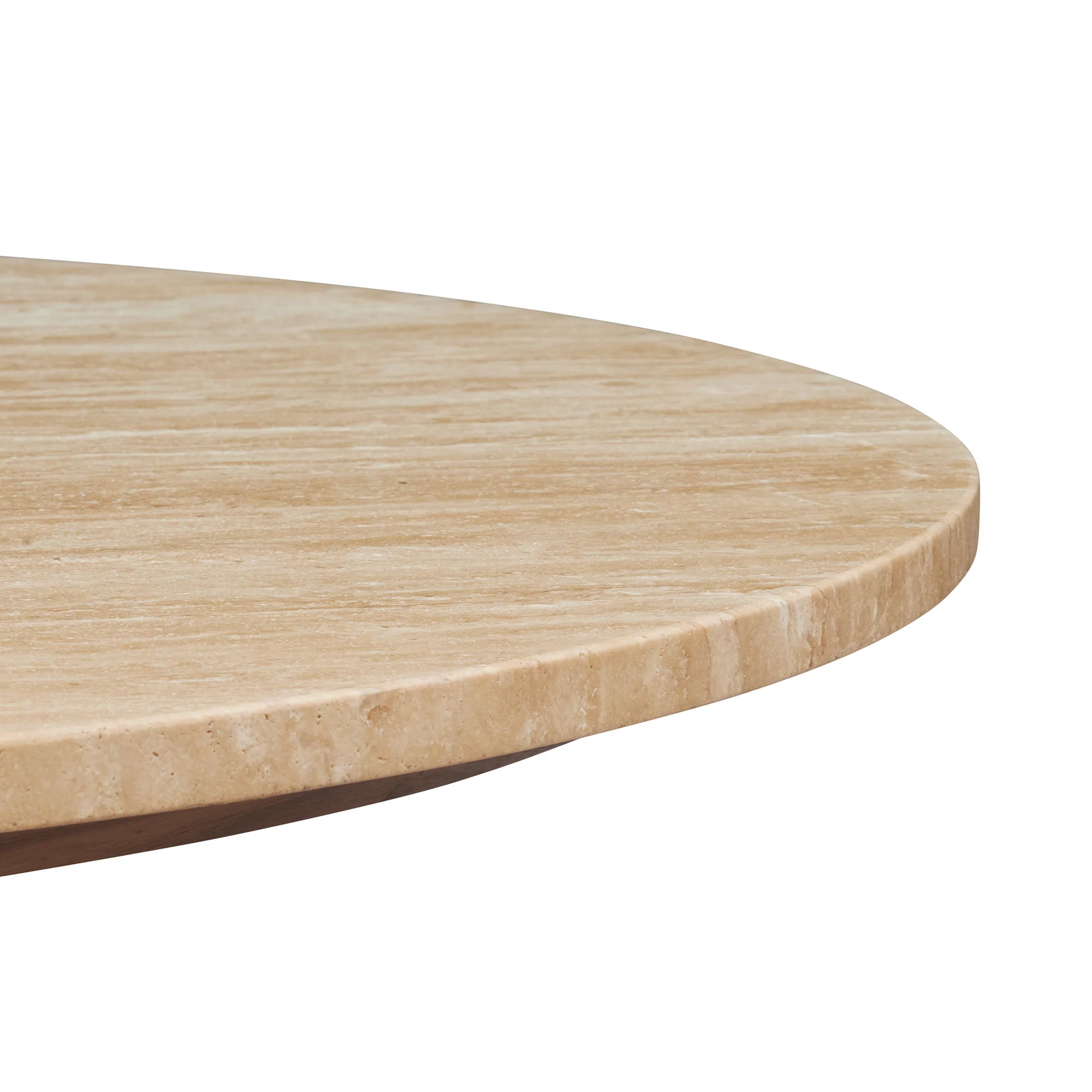 Kioni Round Travertine Coffee Table by Modway - Image 7