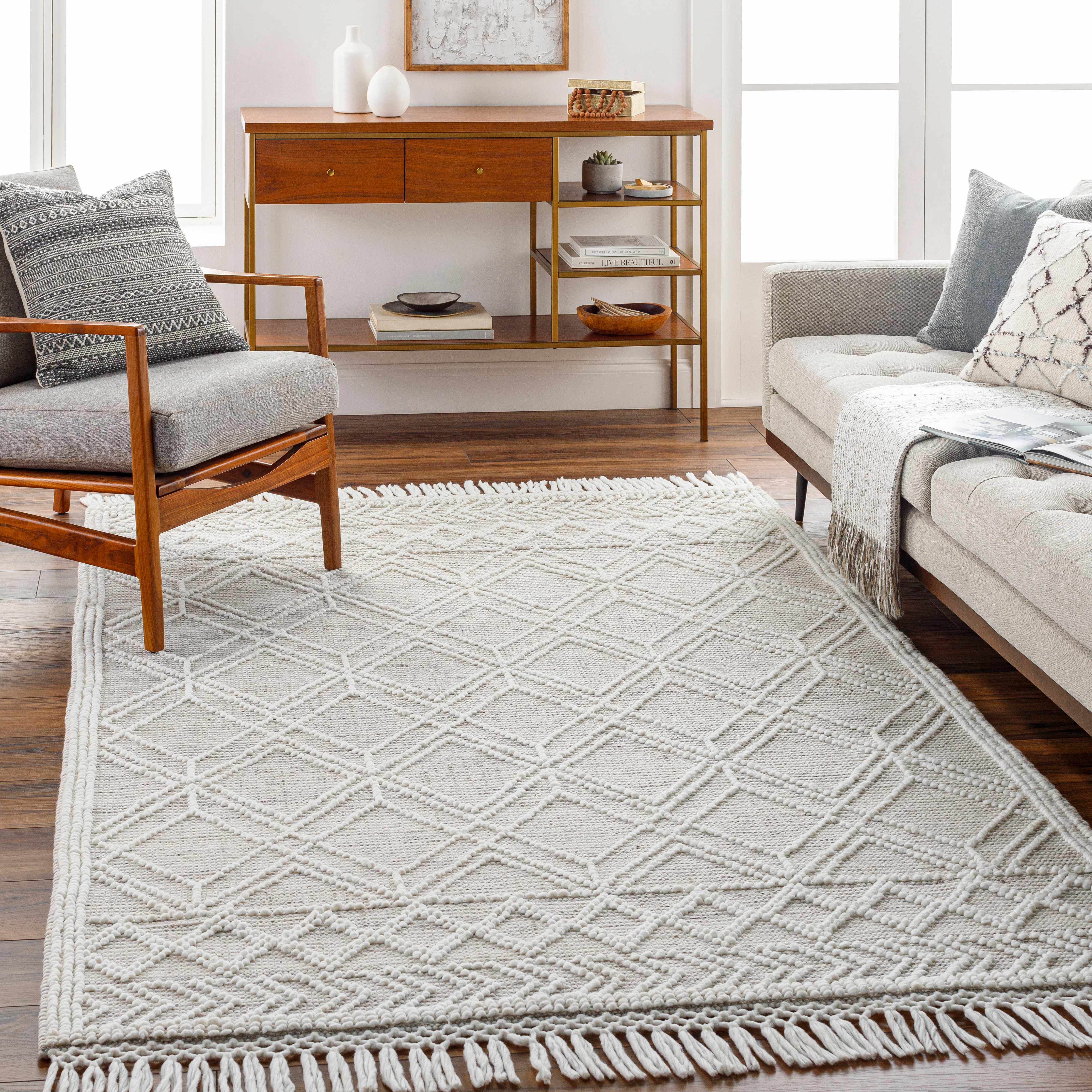 Kipp Cream Area Rug - Clearance - Image 2