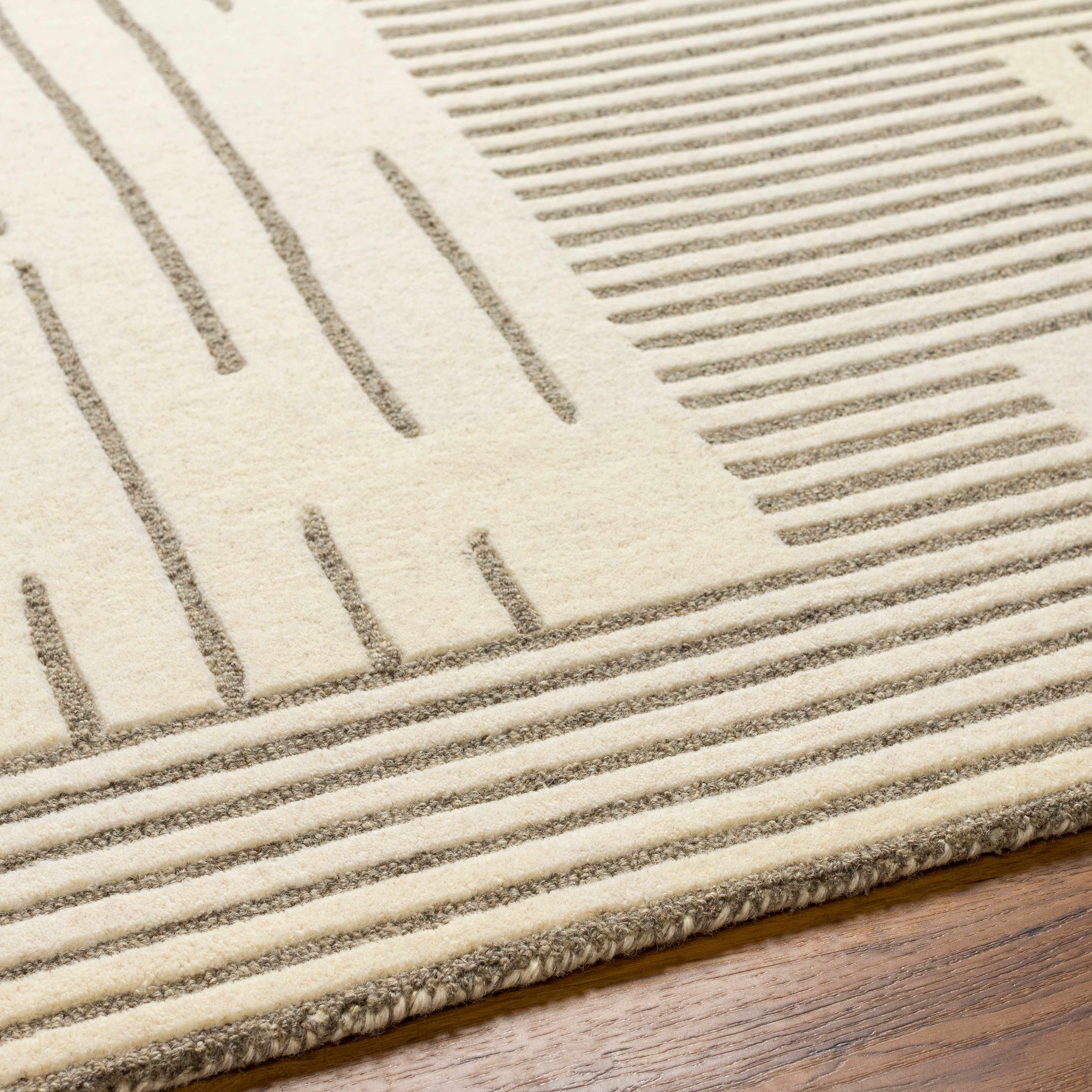 Kira Modern Wool Area Rug - Image 6