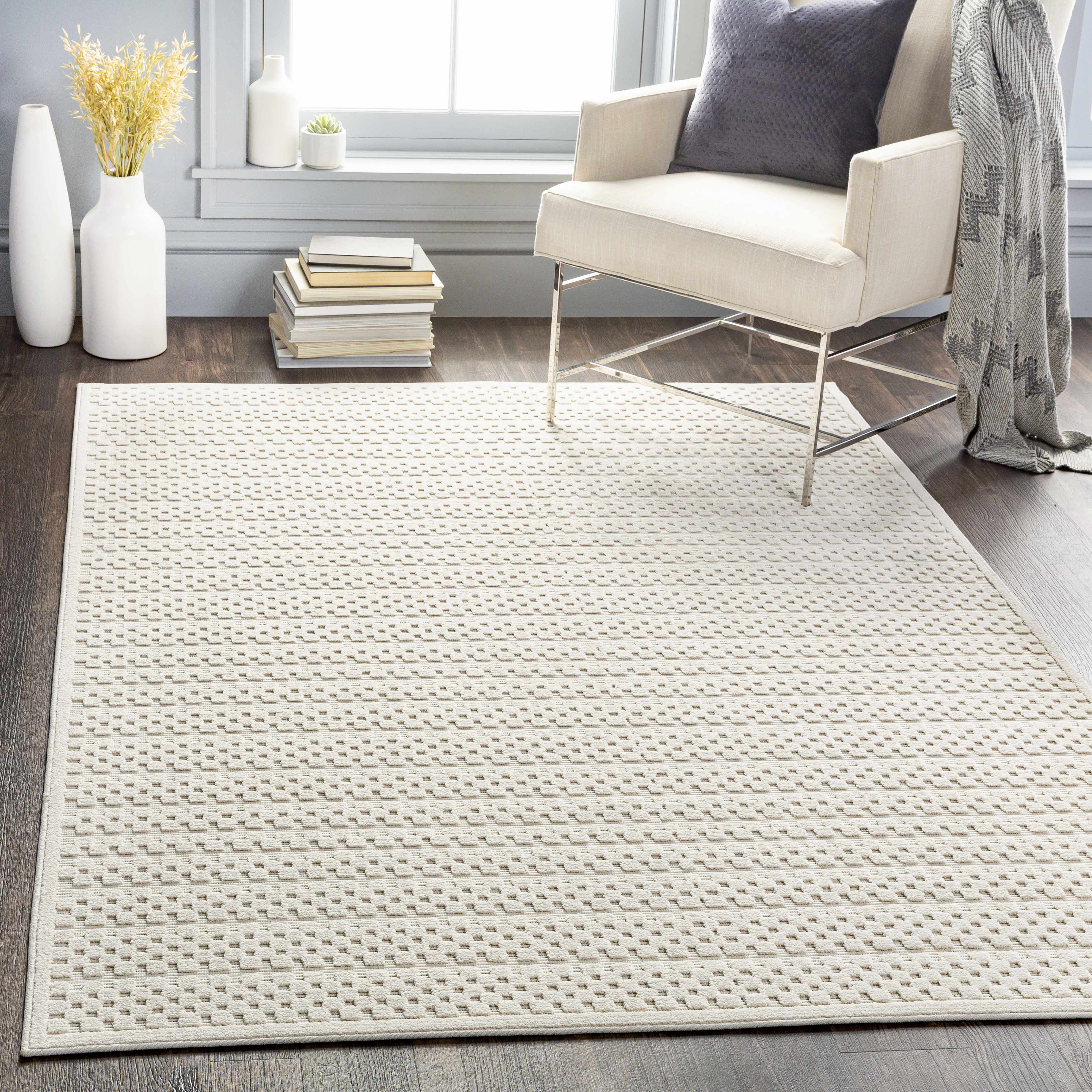 Kirkburton Beige Outdoor Rug - Image 2