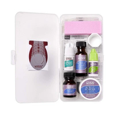 KISS Products Complete Salon Acrylic DIY Manicure Kit 64ct - New - Image 5