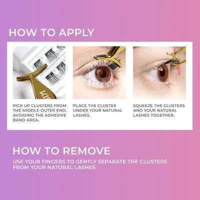 KISS Products imPRESS Press-On Self Adhesive Eyelashes Natural & Wispy 50ct - New - Image 13