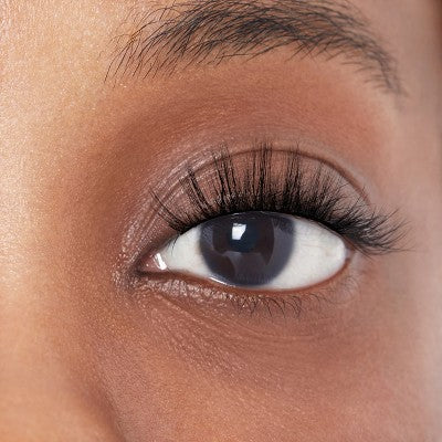 KISS Lash Couture Matte Black False Eyelashes 8ct Faux Mink - Image 2