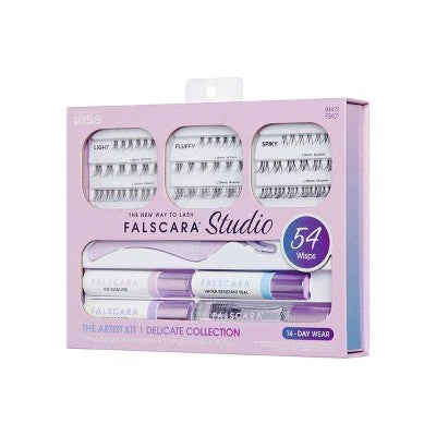 KISS Products Studio Lash Extension Kit 8-12mm Delicate Light Volume 54ct - Imperfect Box - Image 10