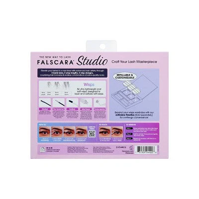 KISS Products Studio Lash Extension Kit 8-12mm Delicate Light Volume 54ct - Imperfect Box - Image 11