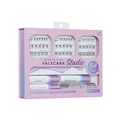 KISS Products Studio Lash Extension Kit 8-12mm Delicate Light Volume 54ct - Imperfect Box - Image 9
