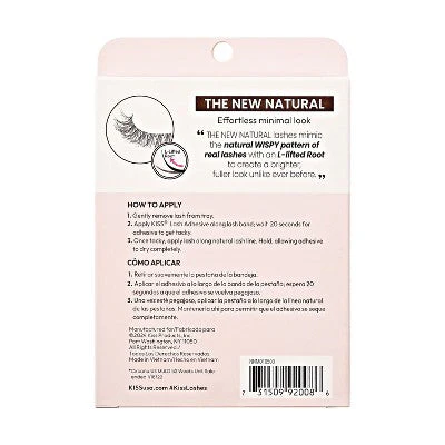 KISS Products The New Natural False Eyelashes Pearl Earring 4ct - Imperfect Box - Image 9
