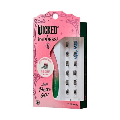 KISS Products Wicked X imPRESS Press-On Self Adhesive False Eyelashes Ozspresso 12ct - Image 10