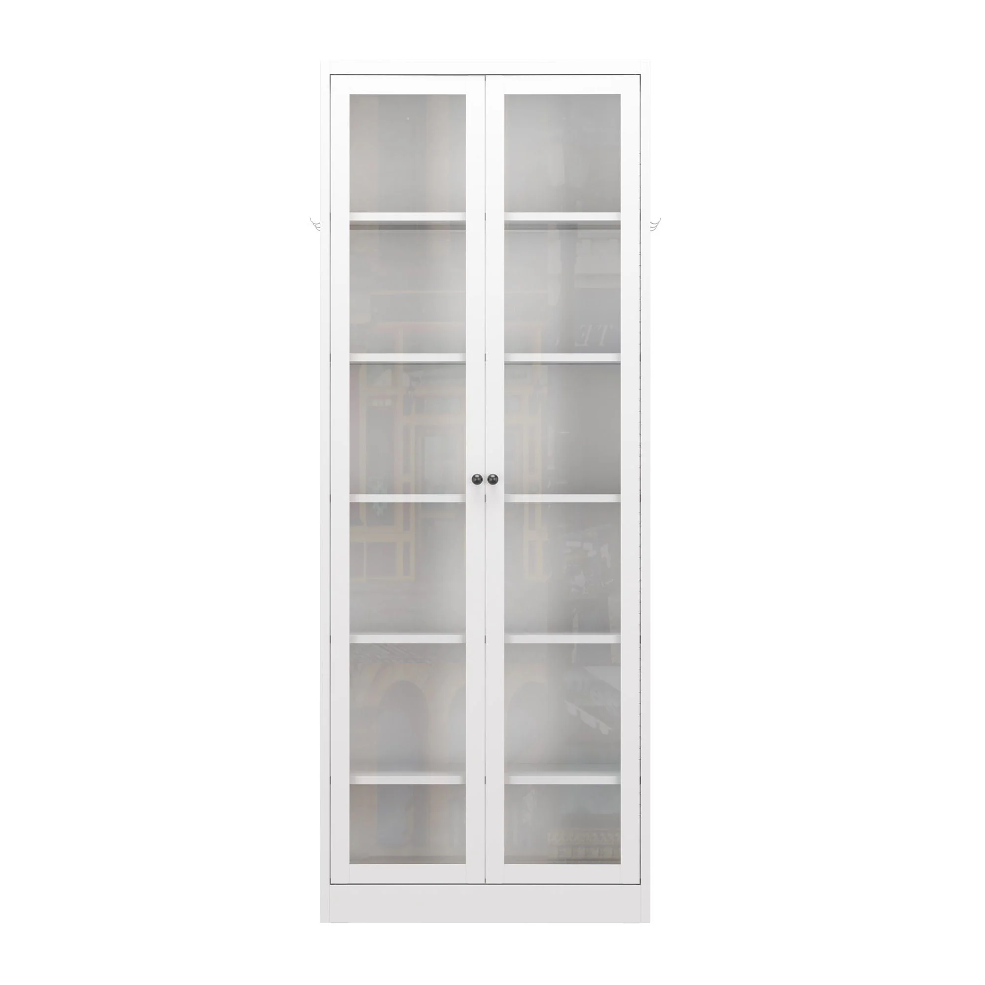 Kitchen Pantry Cabinet With 5 Adjustable Shelves, Freestanding Storage For Kitchen - White - Image 2