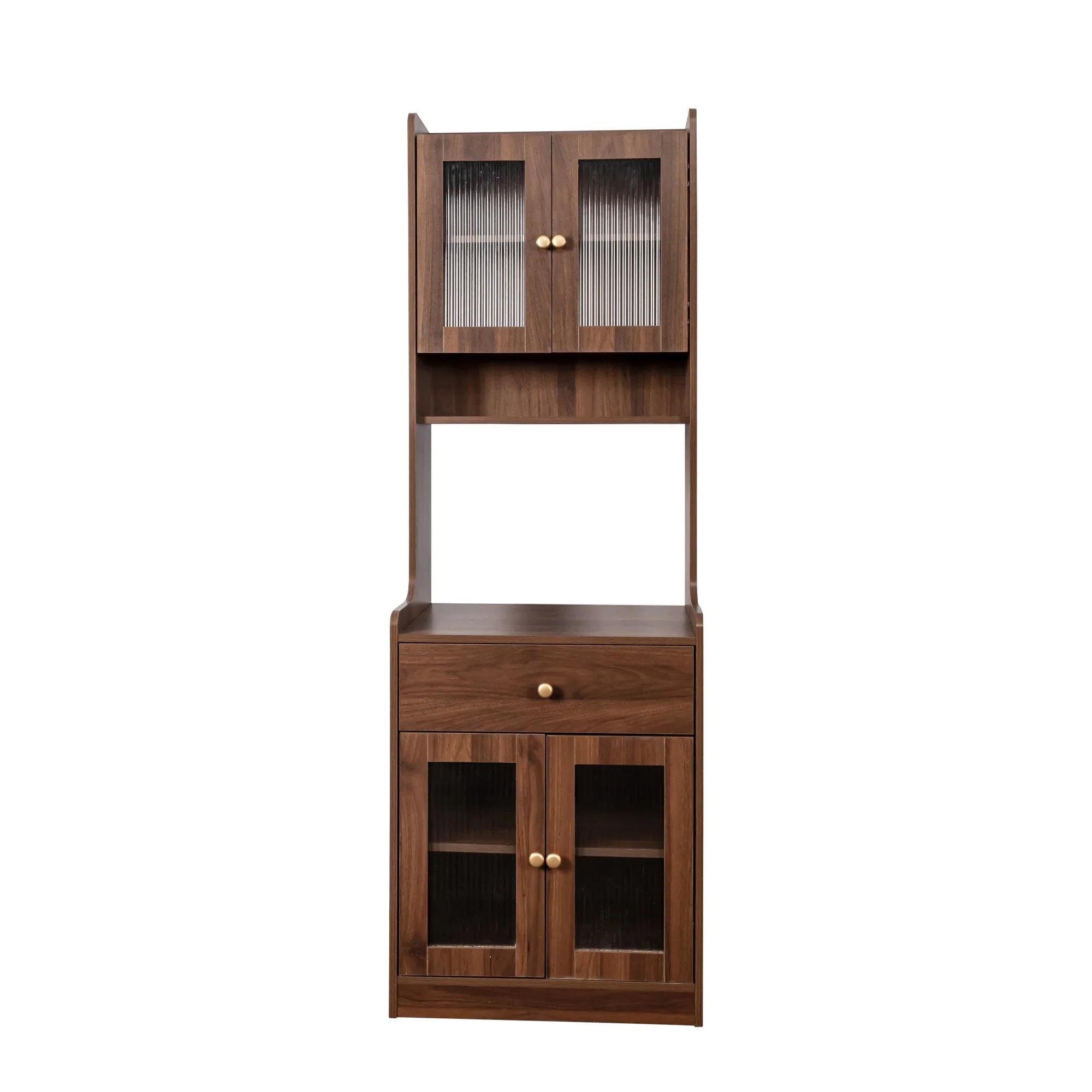Kitchen Pantry Hutch Storage Cabinet Farmhouse Style - Image 13