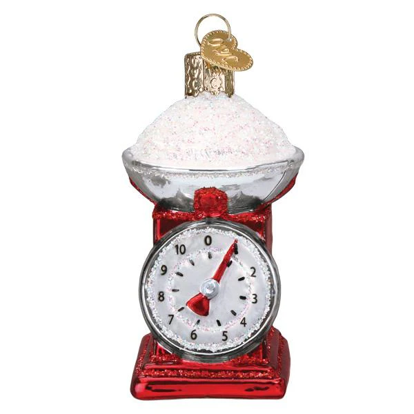 Kitchen Scale Ornament by Old World Christmas - Image 3