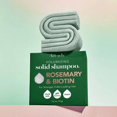 Kitsch Rosemary & Biotin Volumizing Solid Shampoo Bar 3.2oz - Imperfect Box - Image 2
