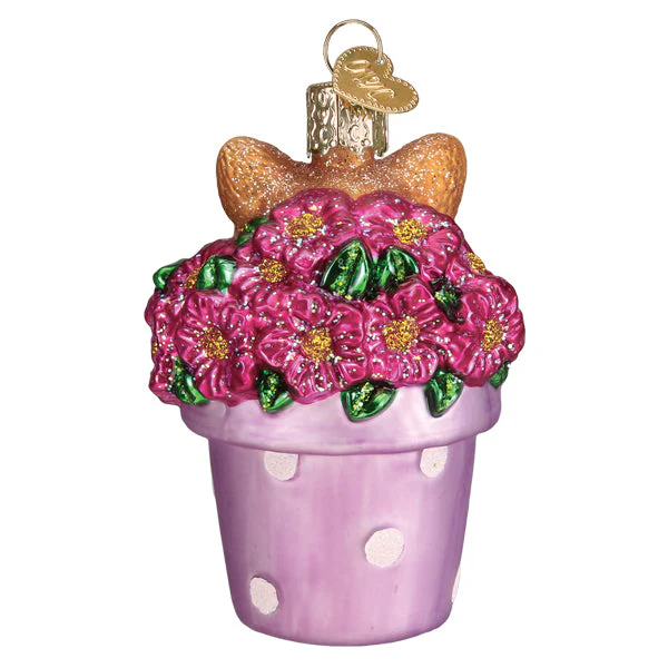 Kitten In Flower Pot Ornament - Image 4