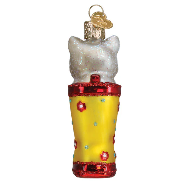 Kitten In Rain Boot Ornament - Image 4