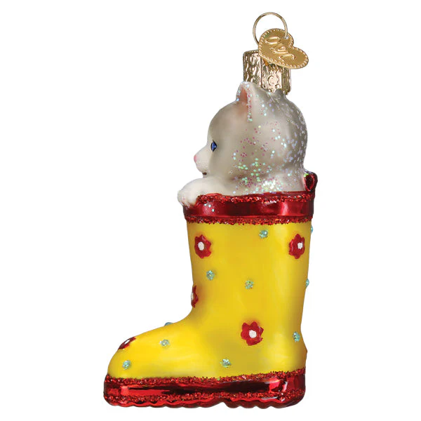 Kitten In Rain Boot Ornament - Image 5