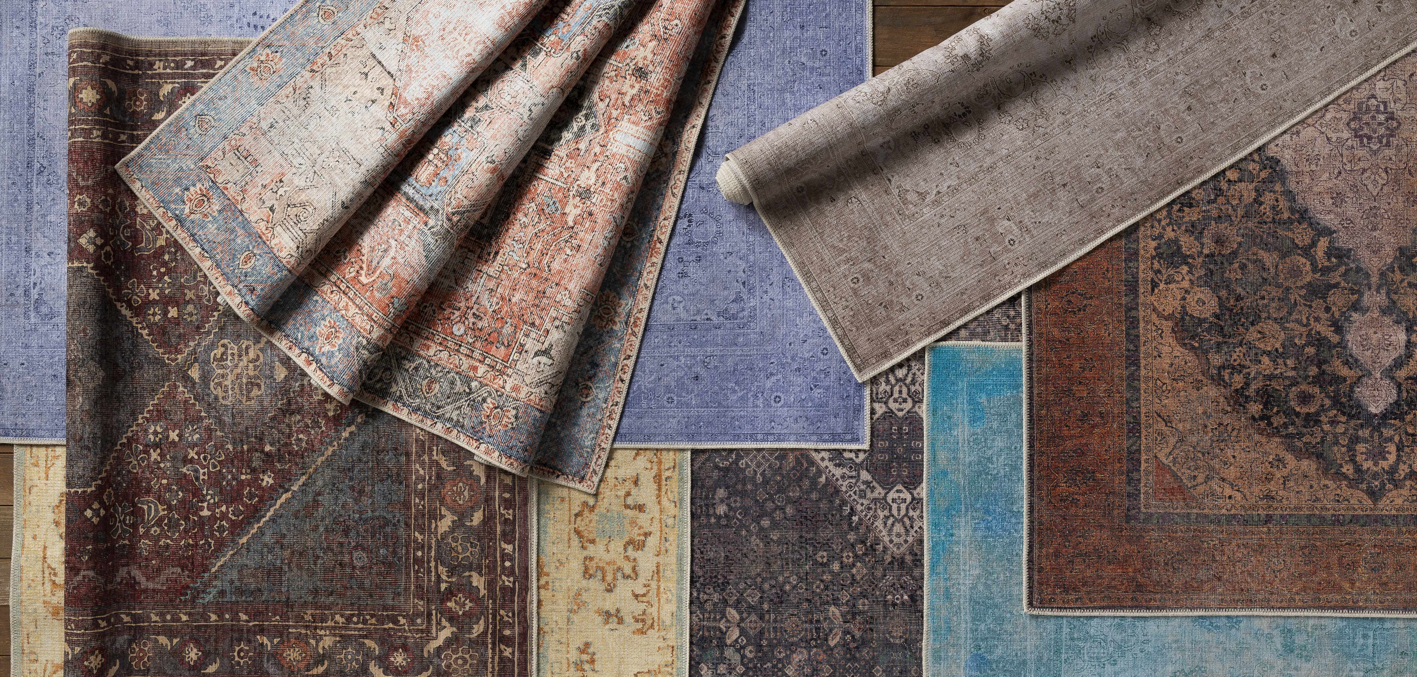 Kittrell Vintage Flat Pile Washable Rug - Clearance - Image 14