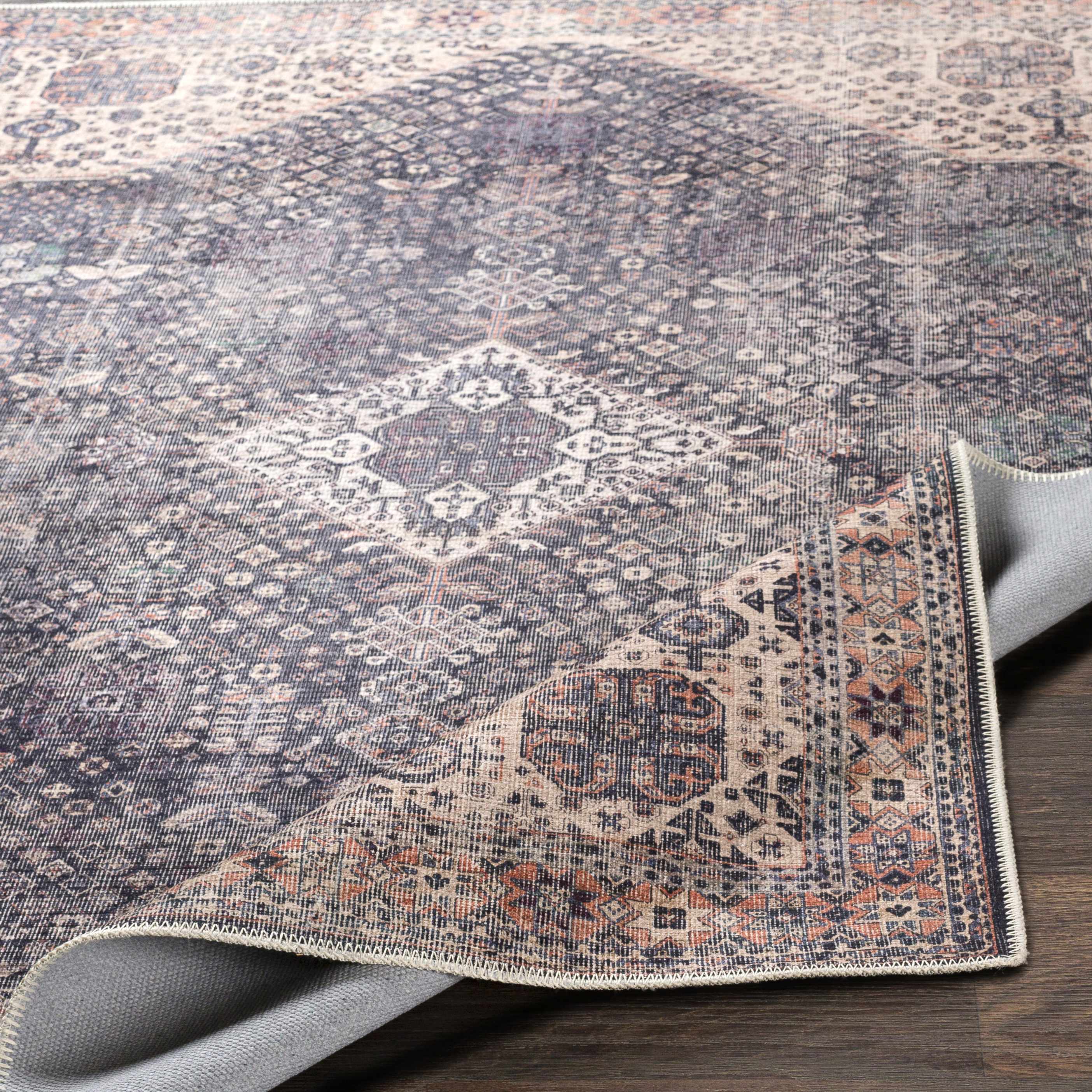 Kittrell Vintage Flat Pile Washable Rug - Clearance - Image 5