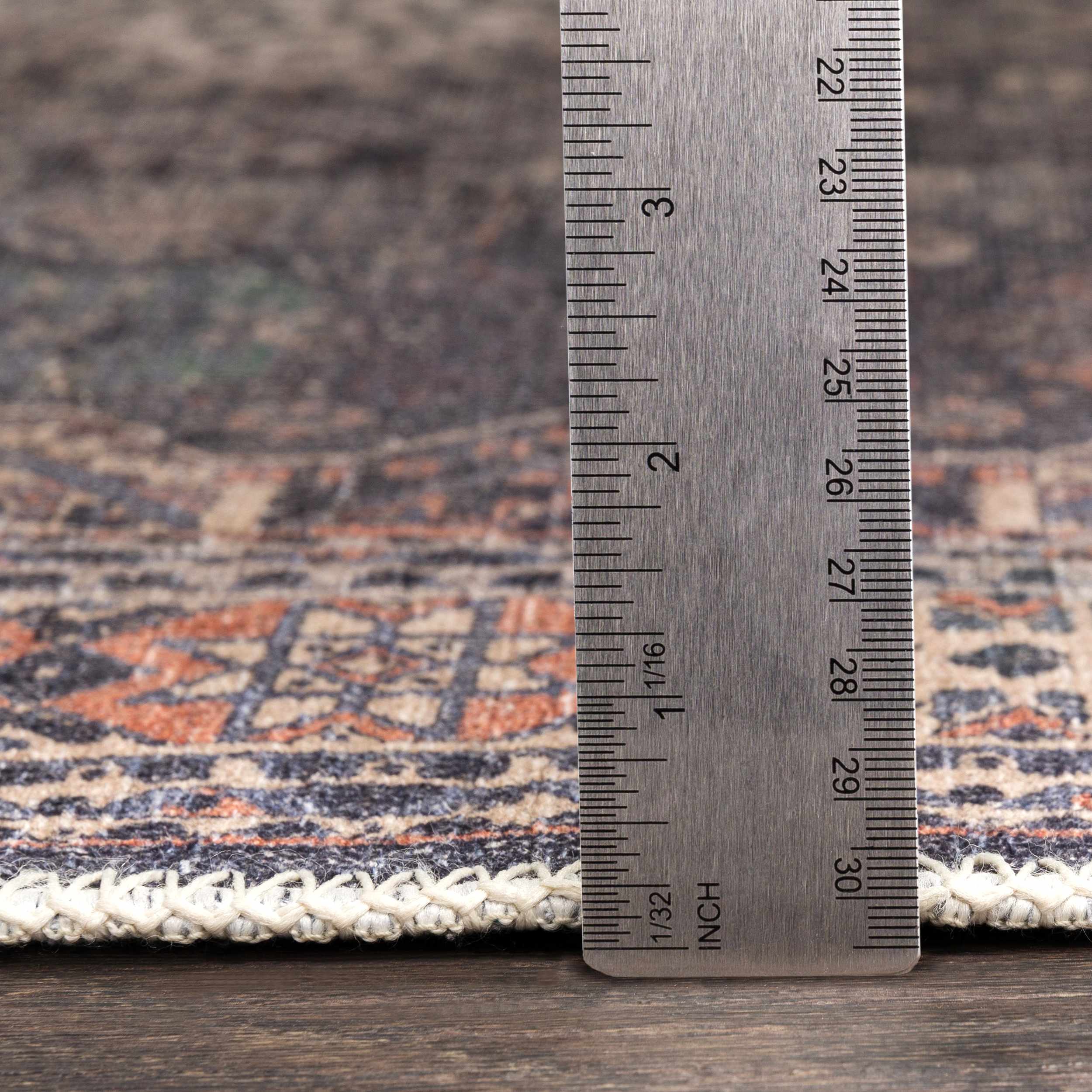 Kittrell Vintage Flat Pile Washable Rug - Clearance - Image 7