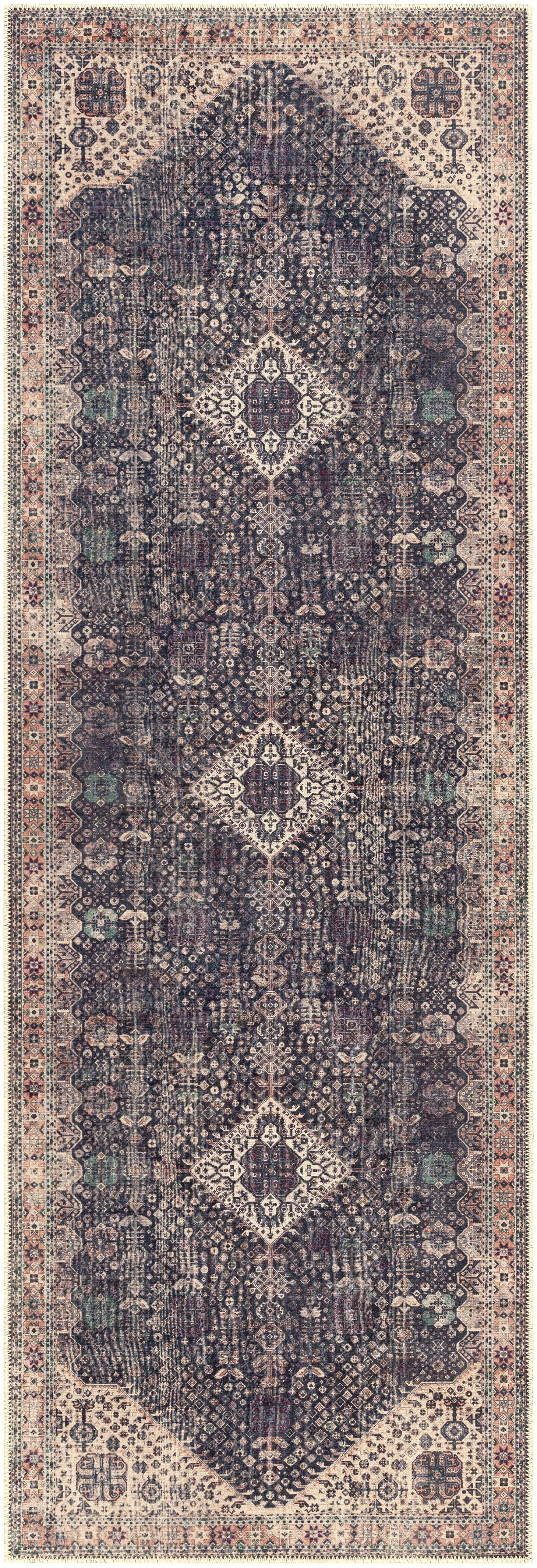 Kittrell Vintage Flat Pile Washable Rug - Clearance - Image 8