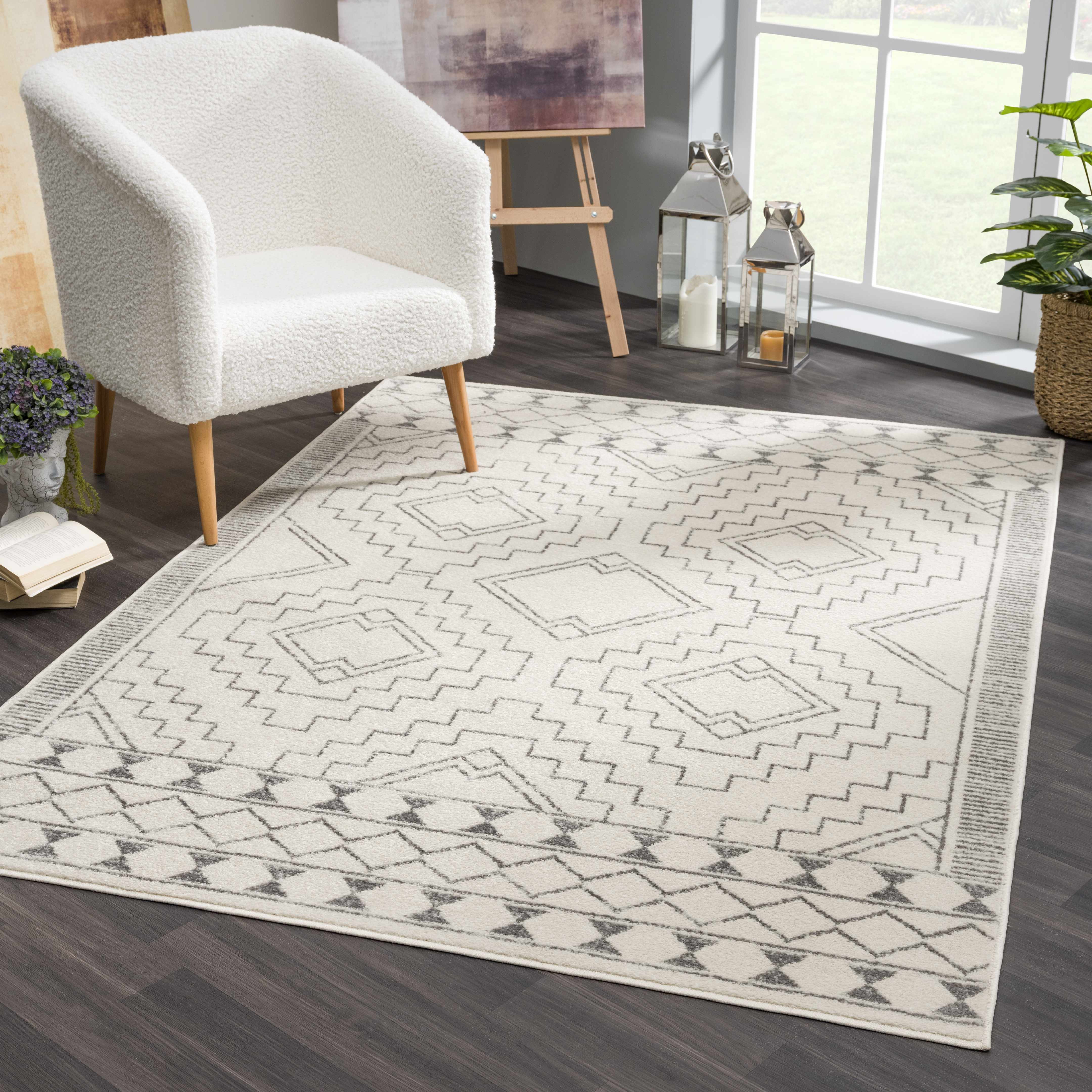 KMRSH-4614 Ivory Tribal Carpet - Clearance - Image 2